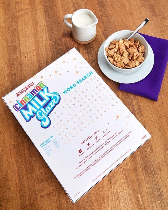 Krispy Kreme x Cinnamon Toast Crunch Donut king partners with cereals
