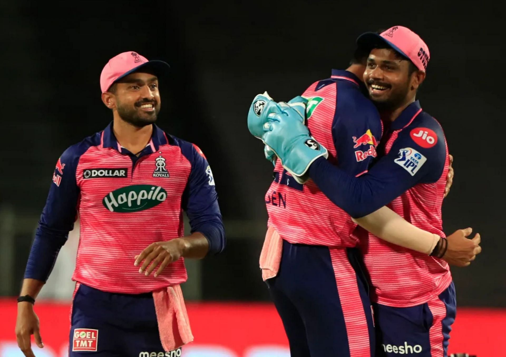 Clarity and composure - traits that RR skipper Sanju Samson (extreme right) has embodied right through IPL 2022 (Picture credits: IPL).