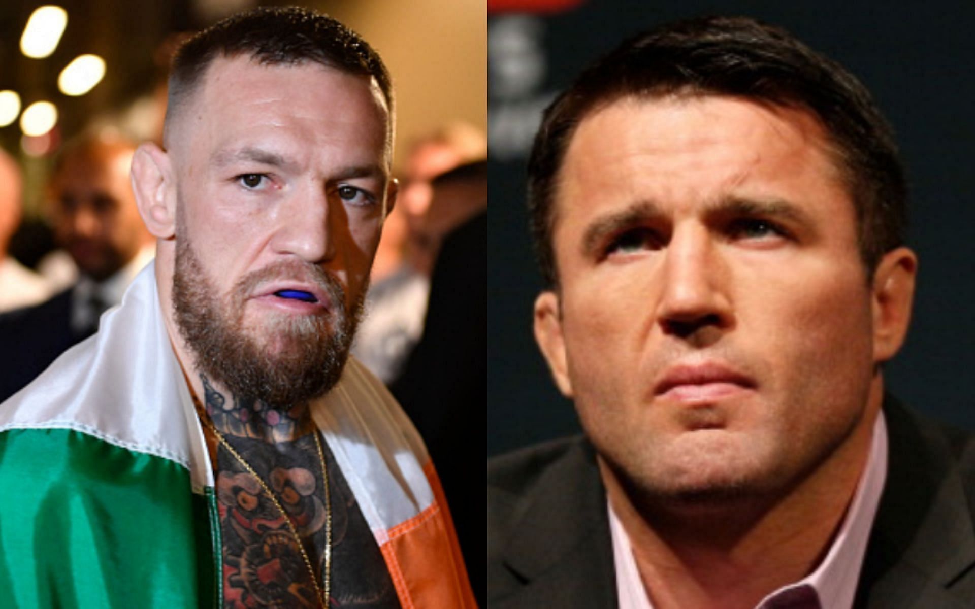 Conor McGregor (left) and Chael Sonnen (right)