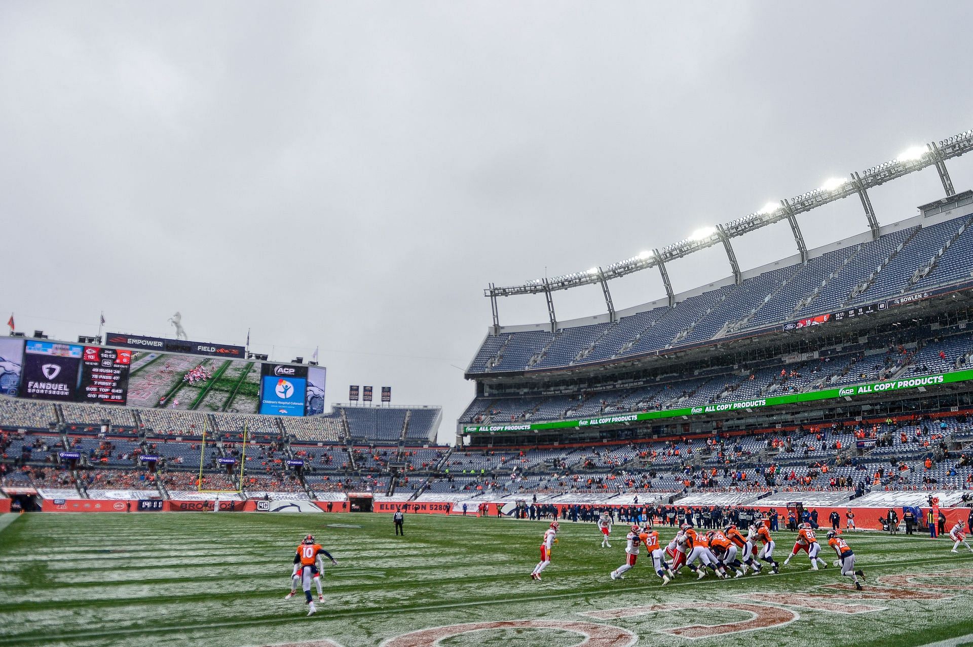 Denver Broncos home Mile High Stadium