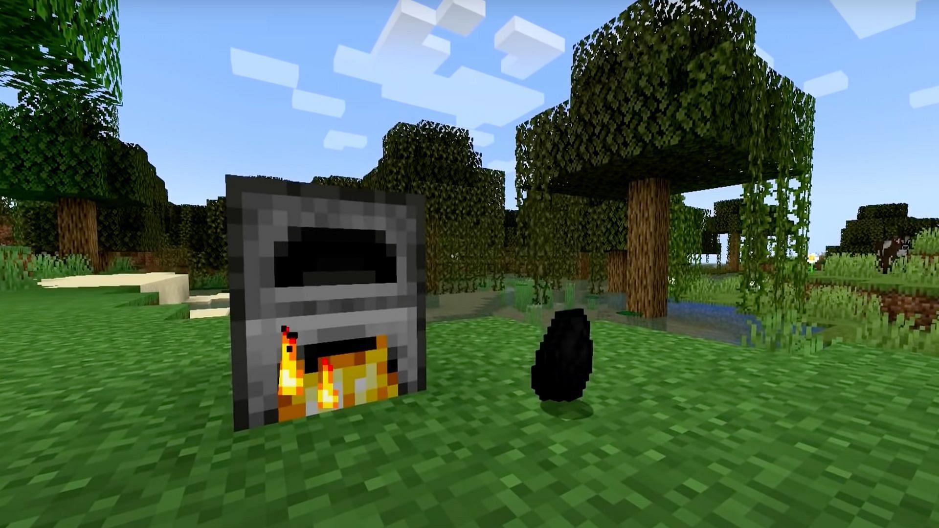 Furnaces can be used for quite a few different applications in Minecraft (Image via iDeactivateMC/YouTube)