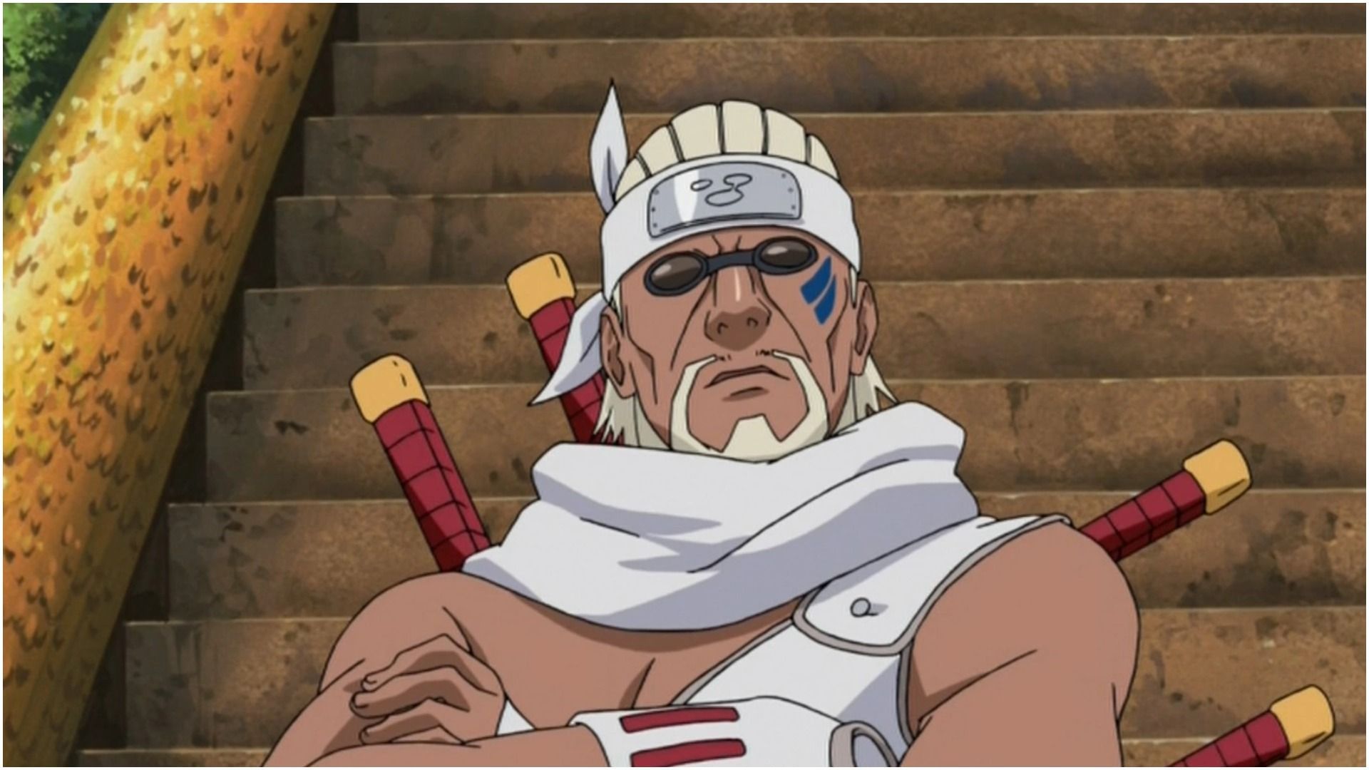 Killer Bee as seen in Naruto (Image via Studio Pierriot)