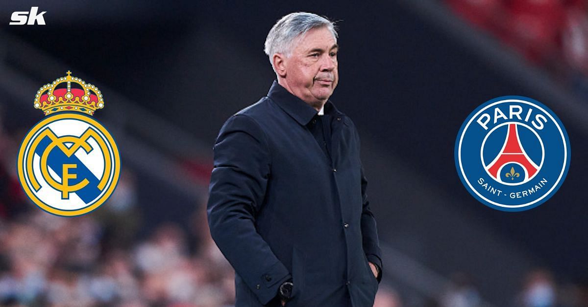 Carlo Ancelotti led Real Madrid to triumph over the Parisians in the Champions League last month