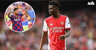 “Now that I play, I can see how hard it is” – Arsenal star Bukayo Saka names Lionel Messi strike as the goal he would have liked to score
