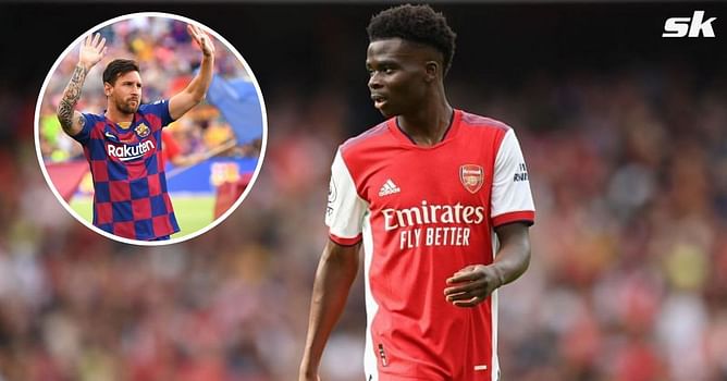 “Now that I play, I can see how hard it is” – Arsenal star Bukayo Saka names Lionel Messi strike as the goal he would have liked to score