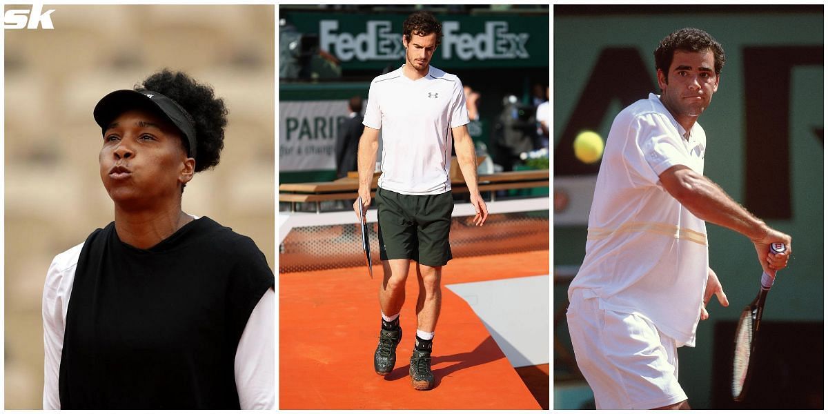 Venus Williams, Andy Murray and Pete Sampras never won Roland Garros