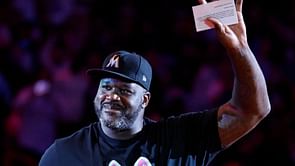 ICYMI: Shaquille O'Neal jumps into CGI lake on set, hilariously vanishes behind green screen while discussing major NBA Playoffs highlights from Round 1