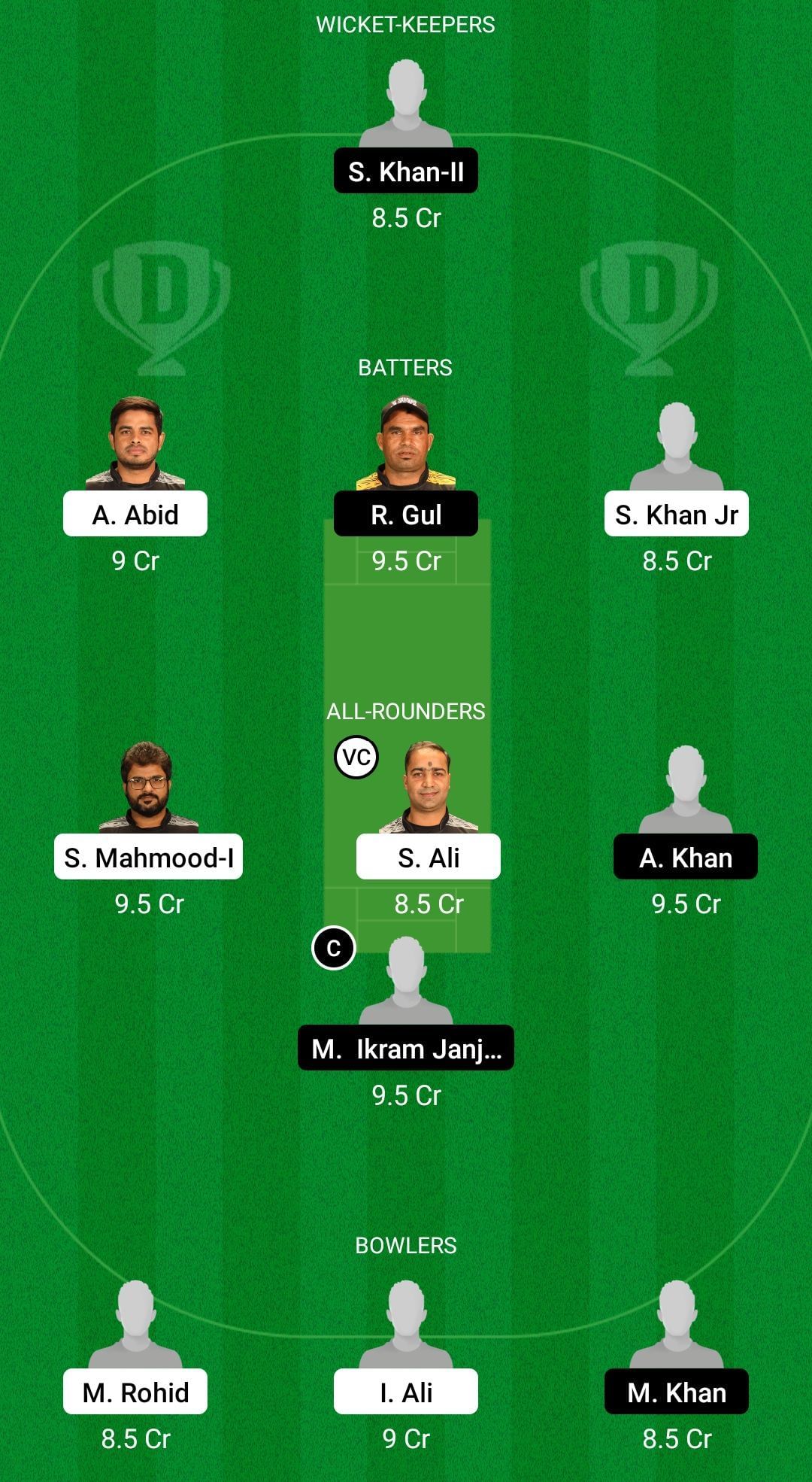 TVS vs AMA Dream11 Prediction - Sharjah Ramadan T10 League