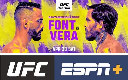 Bantamweight contenders Rob Font and Marlon Vera face off in this weekend's headline bout