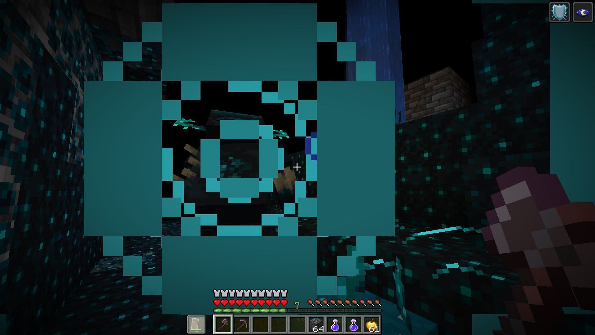 Mob&#039;s ranged attack (Image via Minecraft)