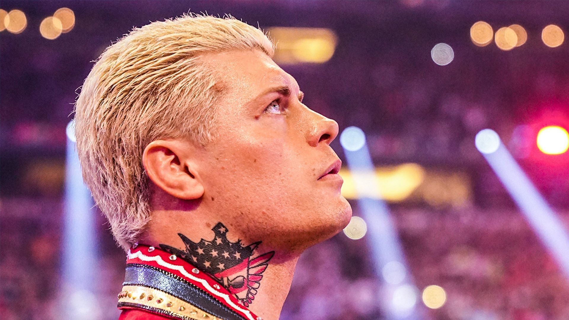 Cody Rhodes making his entrance at WrestleMania 38