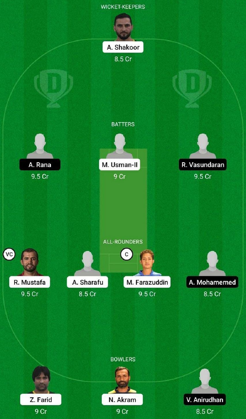 FM vs MCS Dream11 Fantasy Tip #1 - Sharjah Ramadan T10 League