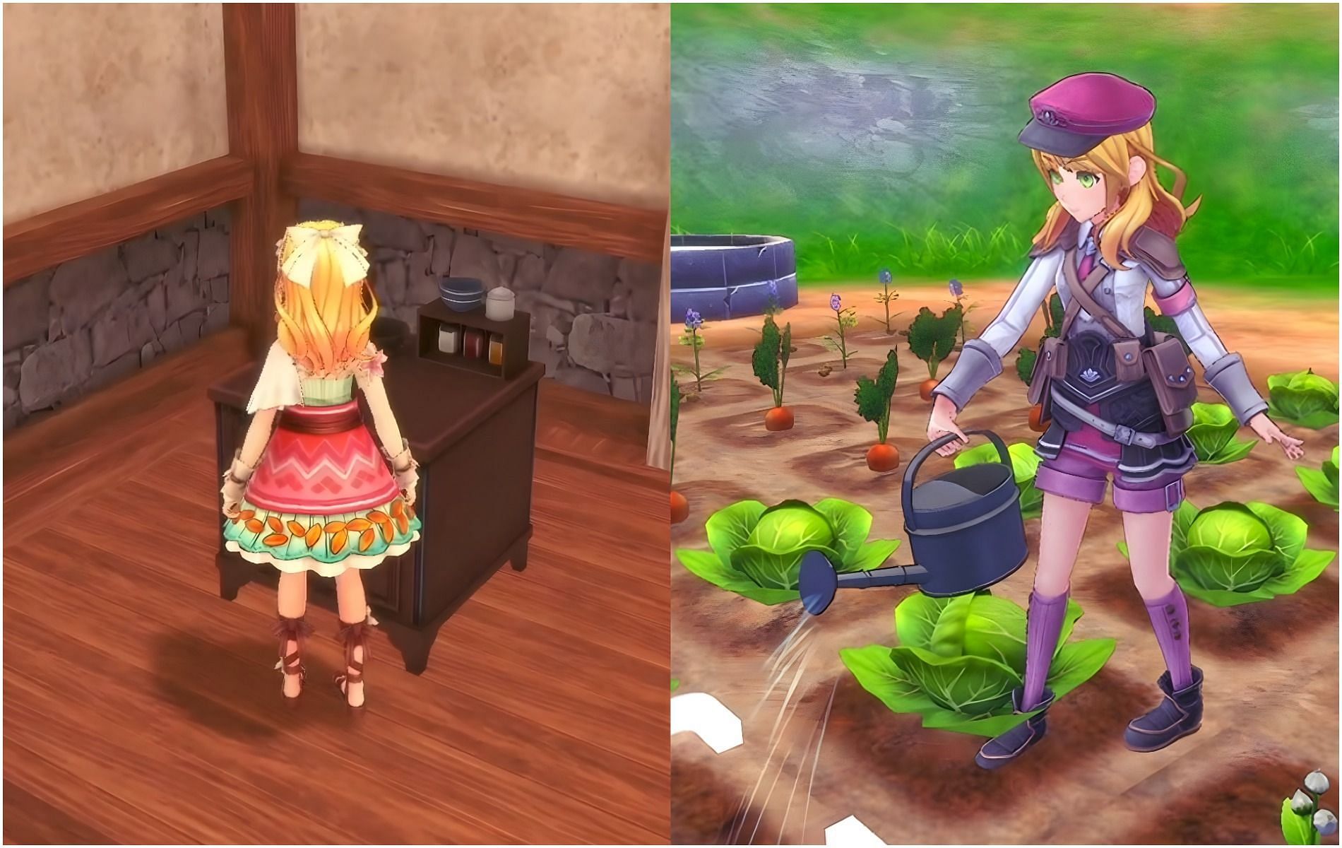 Getting the first Cooking Table in Rune Factory 5 (Images via Rune Factory 5)