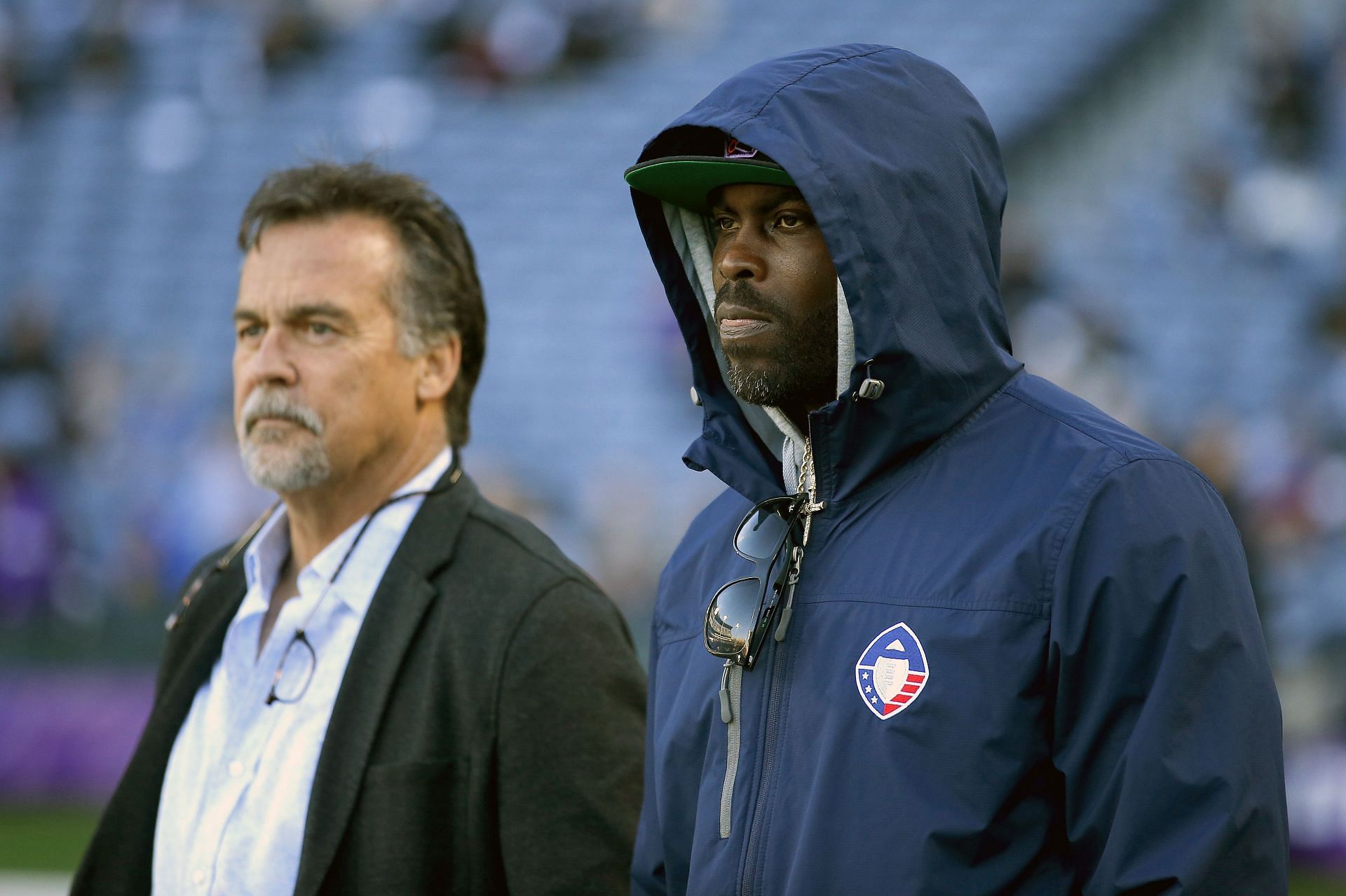 BIRMINGHAM, AL - APRIL 16: Houston Gamblers head coach Kevin Sumlin during  the inaugural USFL game between the New Jersey Generals and Birmingham  Stallions on April 16, 2022, at Protective Stadium in