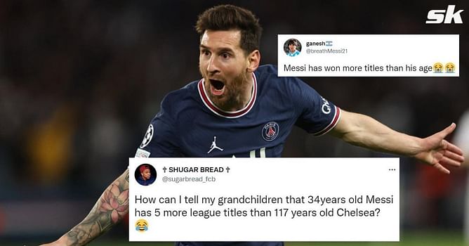 “More league titles than 117 years old Chelsea” – Fans salute Lionel Messi as he adds another trophy to his glittering cabinet after Ligue 1 triumph with PSG