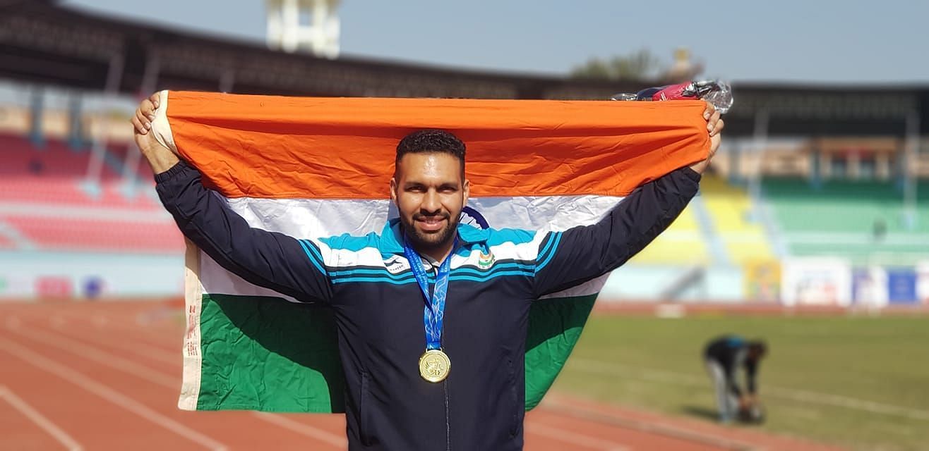 Kirpal Singh not only won gold but qualified for the 2022 Asian Games (Image: Facebook/Kirpal Singh)
