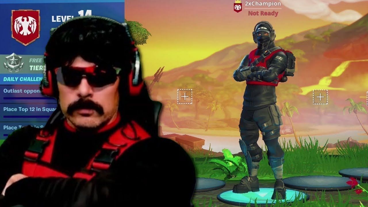 Dr DisRespect is in love with Fortnite no-build mode (Image via Champions Club/YouTube)