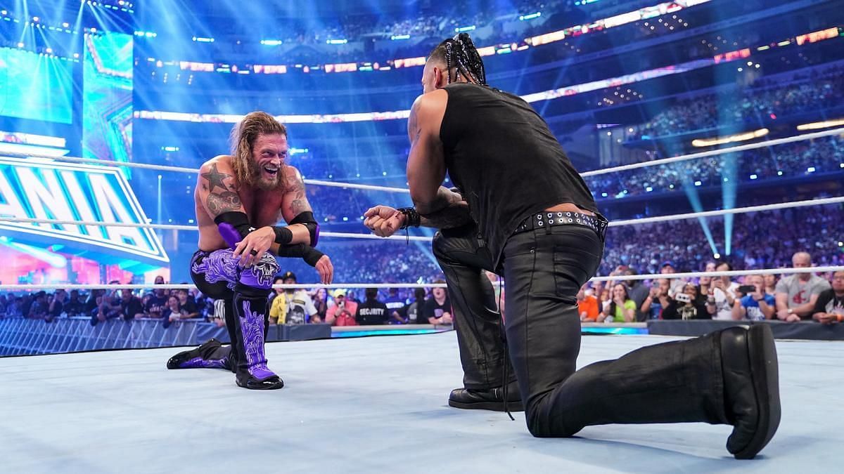 Damian Priest aligned with Edge at WrestleMania 38