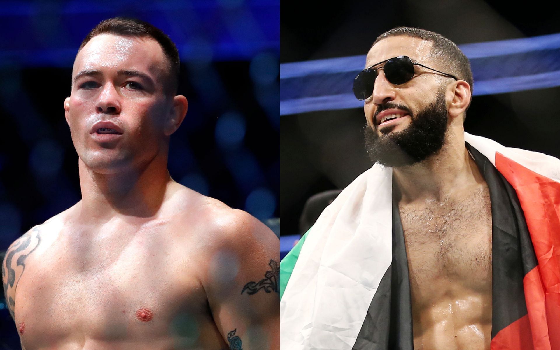 Colby Covington (left), Belal Muhammad (right) (Images via Getty)