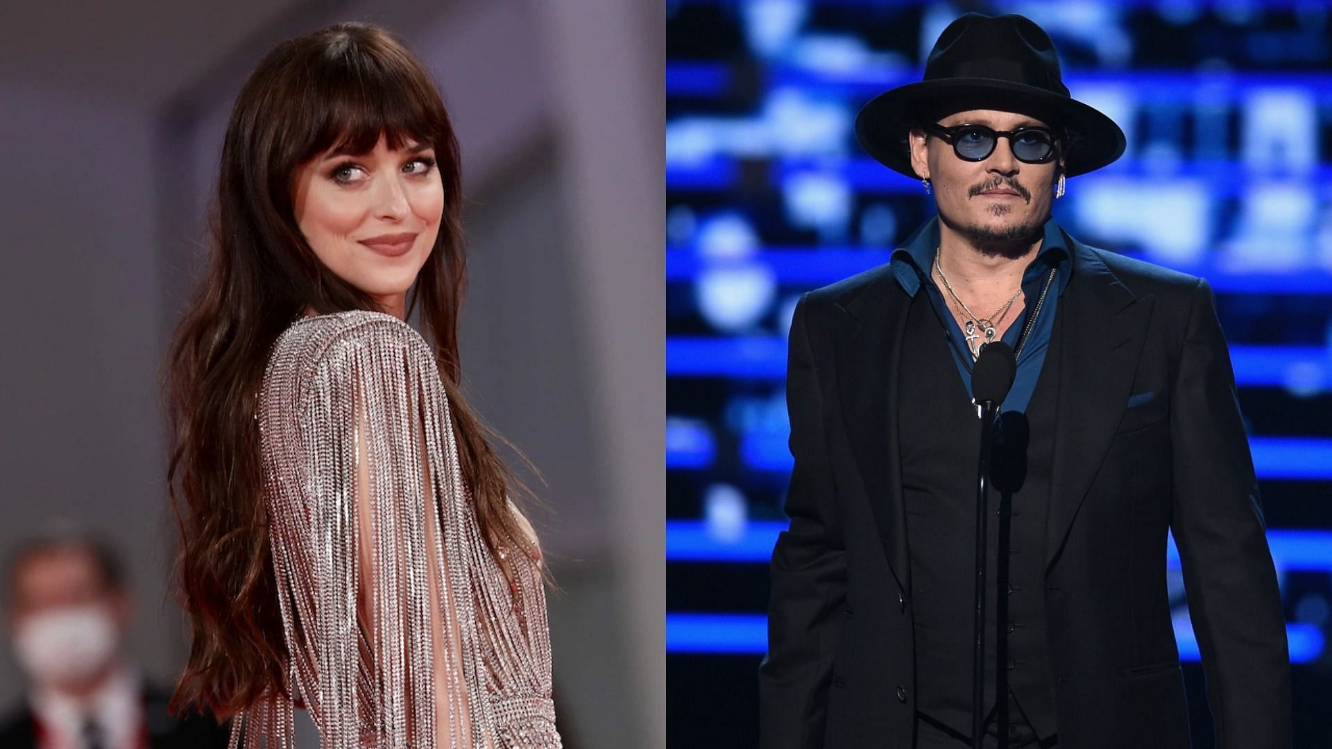 Dakota Johnson and Johnny Depp worked together in the 2015 film Black Mass (Image via Getty Images/Vittorio Zunino Celotto/Kevin Winter)