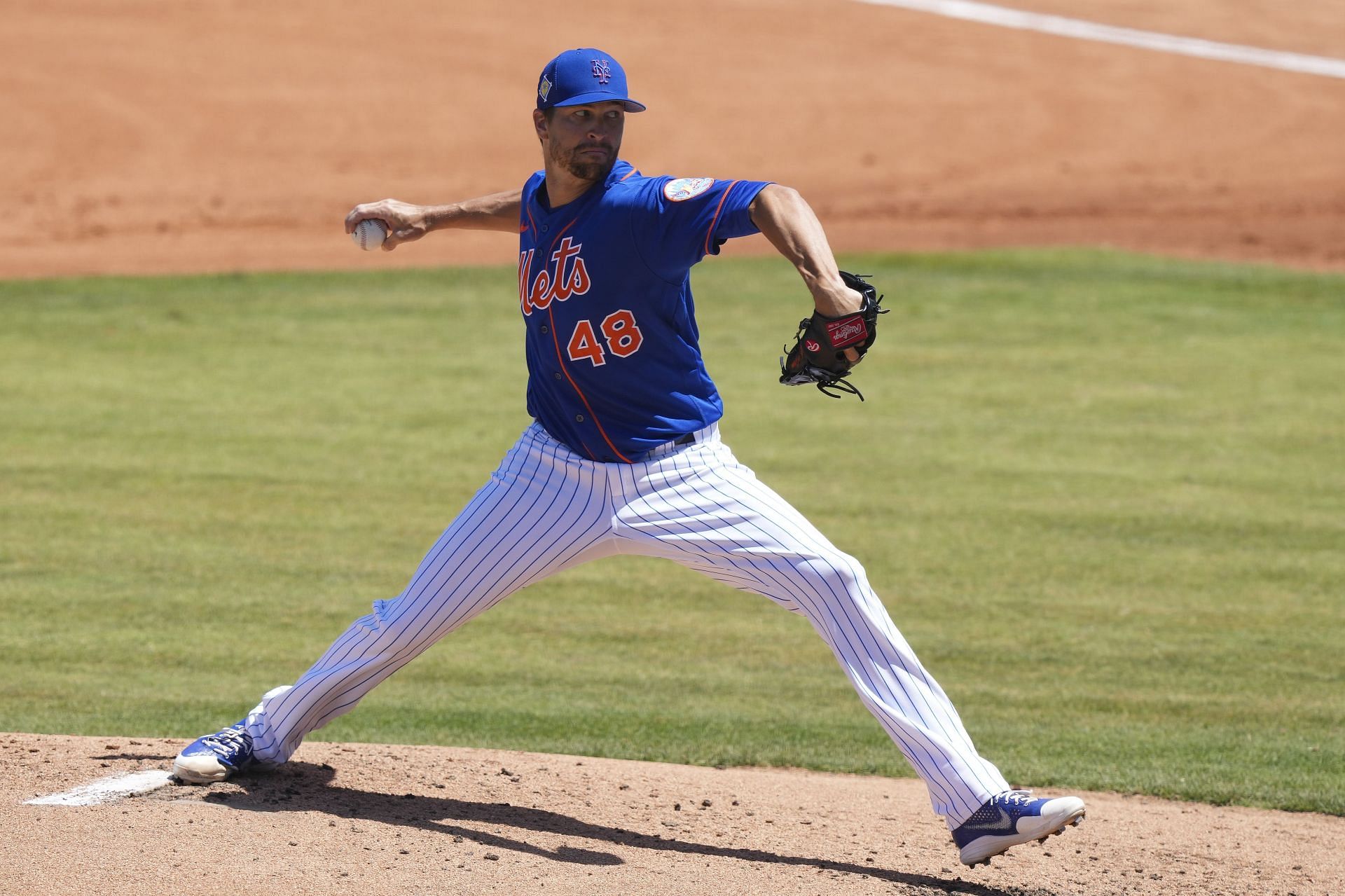 New York Mets starter Jacob deGrom has been known to throw some serious heat