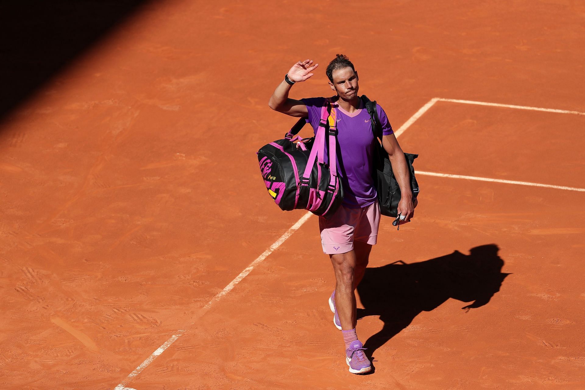 Rafael Nadal lost to Alexander Zverev in the quarterfinal of the Madrid Open last year.