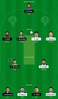 GT vs RCB Dream11 Fantasy Tip #1 - IPL 2022