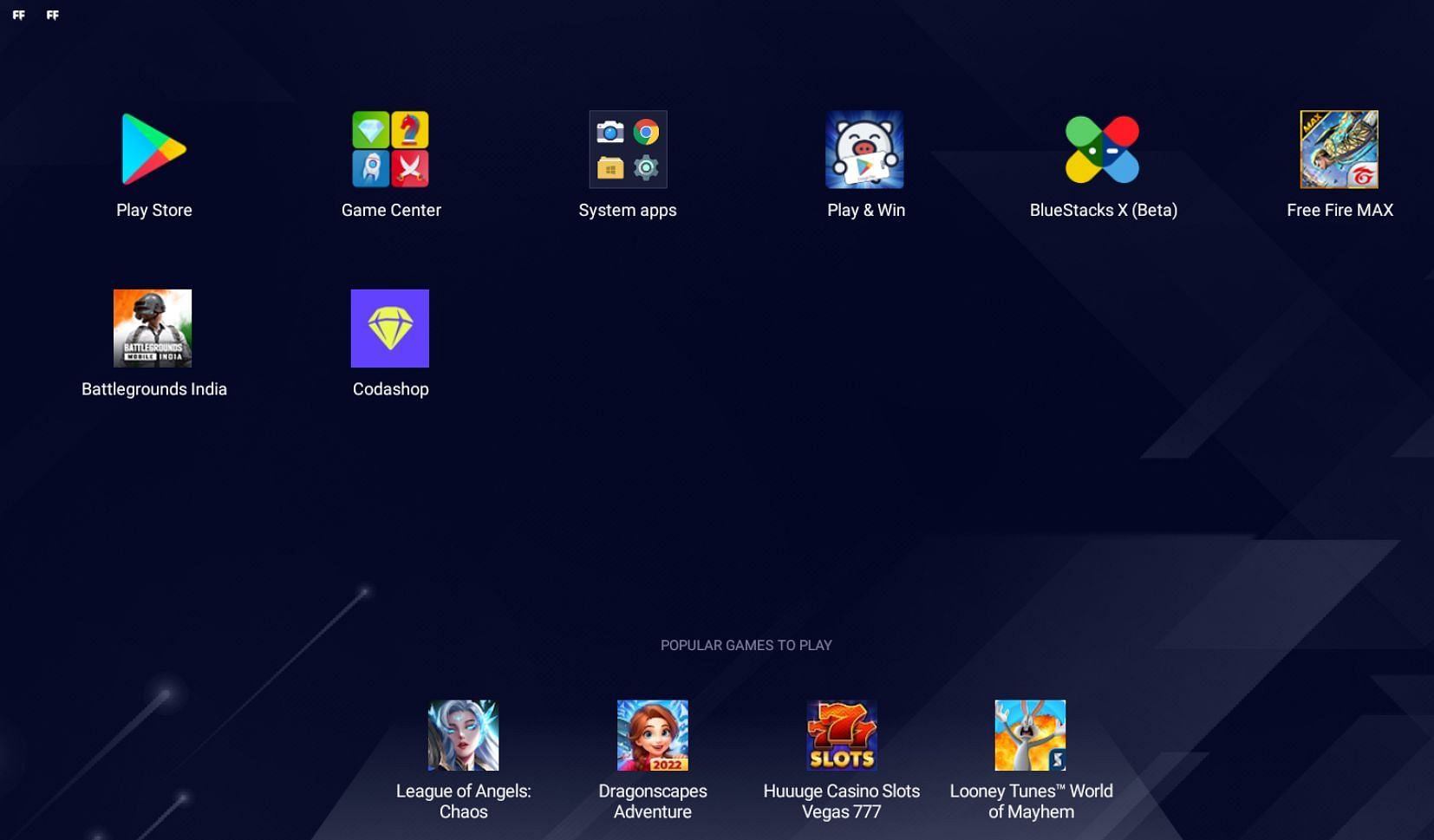 One can use emulators to access the mobile apps or games with much hassle (Image via BlueStacks)