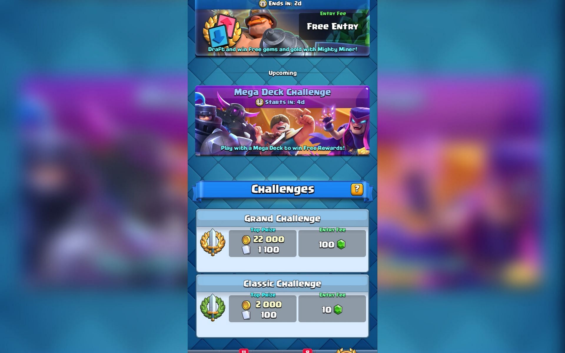 January's Mega Draft Challenge in Clash Royale: Information