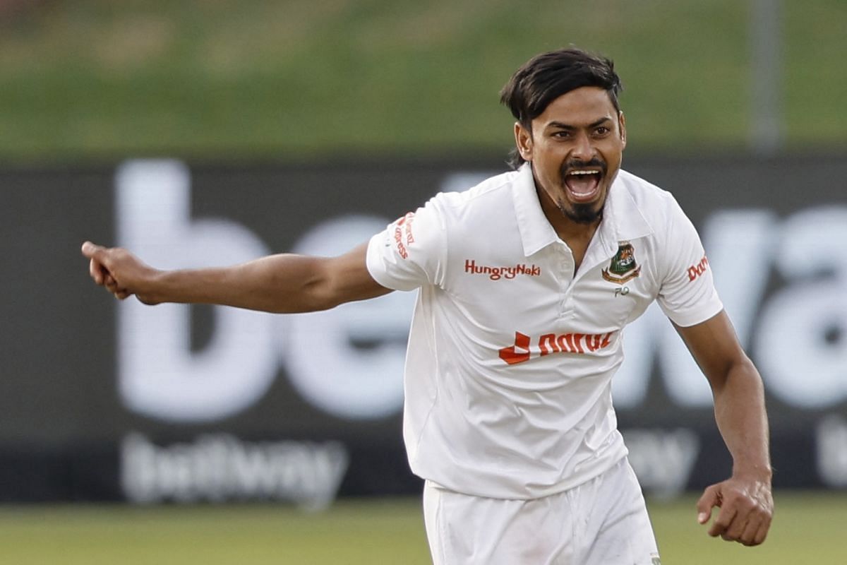 Taijul Islam picked 6-135 in 50 overs in the first innings of the second Test at Port Elizabeth