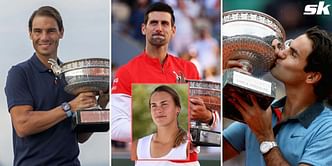 "Rafael Nadal, Federer and Djokovic, they're great on claycourt, no?" - Aryna Sabalenka when asked to name 3 players who are good on clay