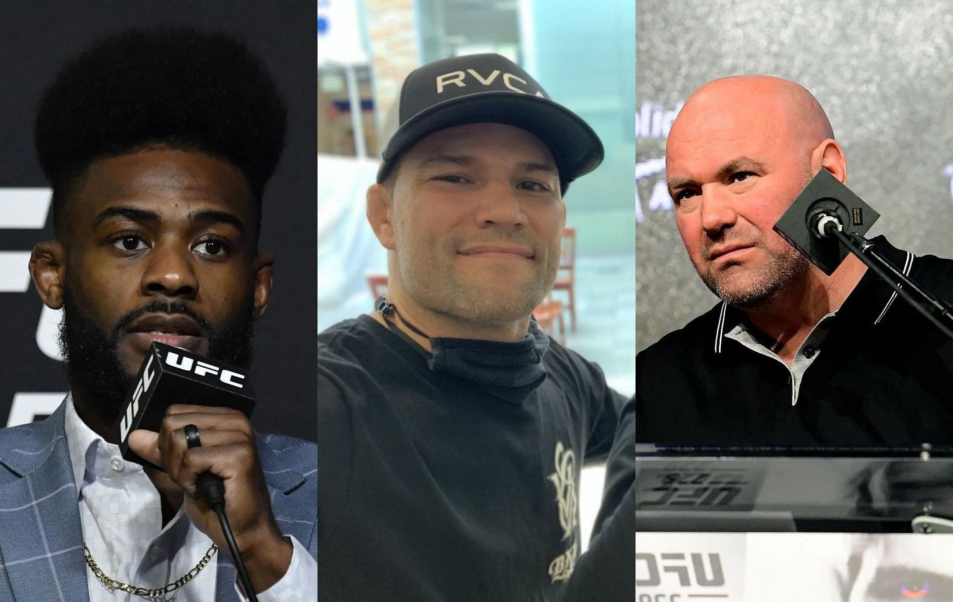  and GettyAljamain Sterling (left), Josh Thomson (center) &amp; Dana White (right) [Image Credits- @therealpunk on Instagram]