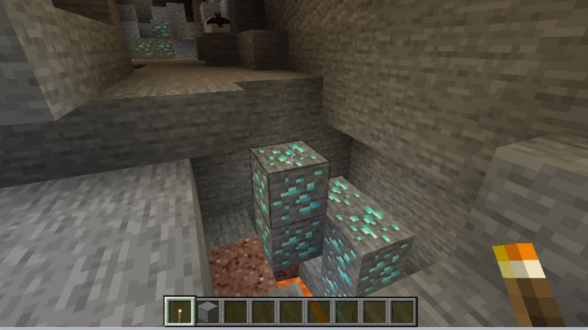 Players won&#039;t often find so many diamonds all in one place (Image via Mojang)