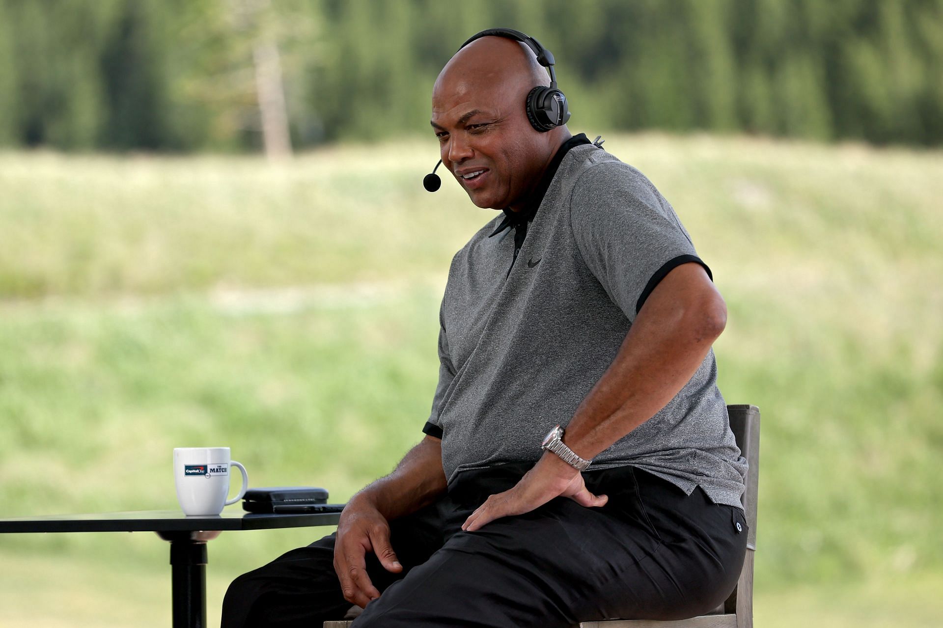 Charles Barkley at Capital One&#039;s The Match in 2021
