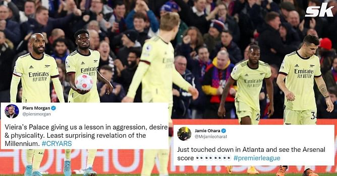 Twitter explodes as Crystal Palace thrash Arsenal 3-0 in the Premier League