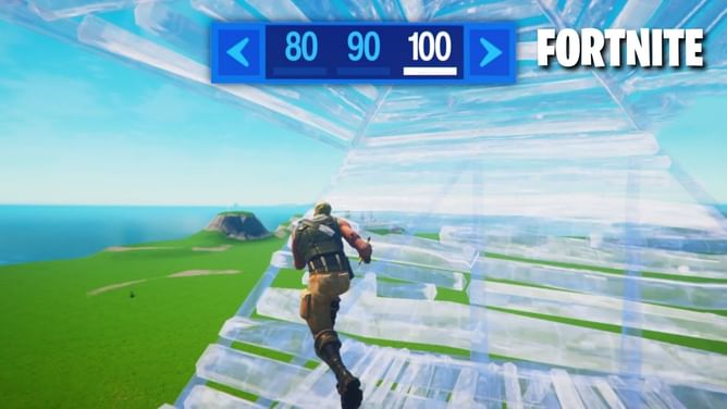Fortnite YouTuber conceptualizes a working FOV slider and it's as good as it gets