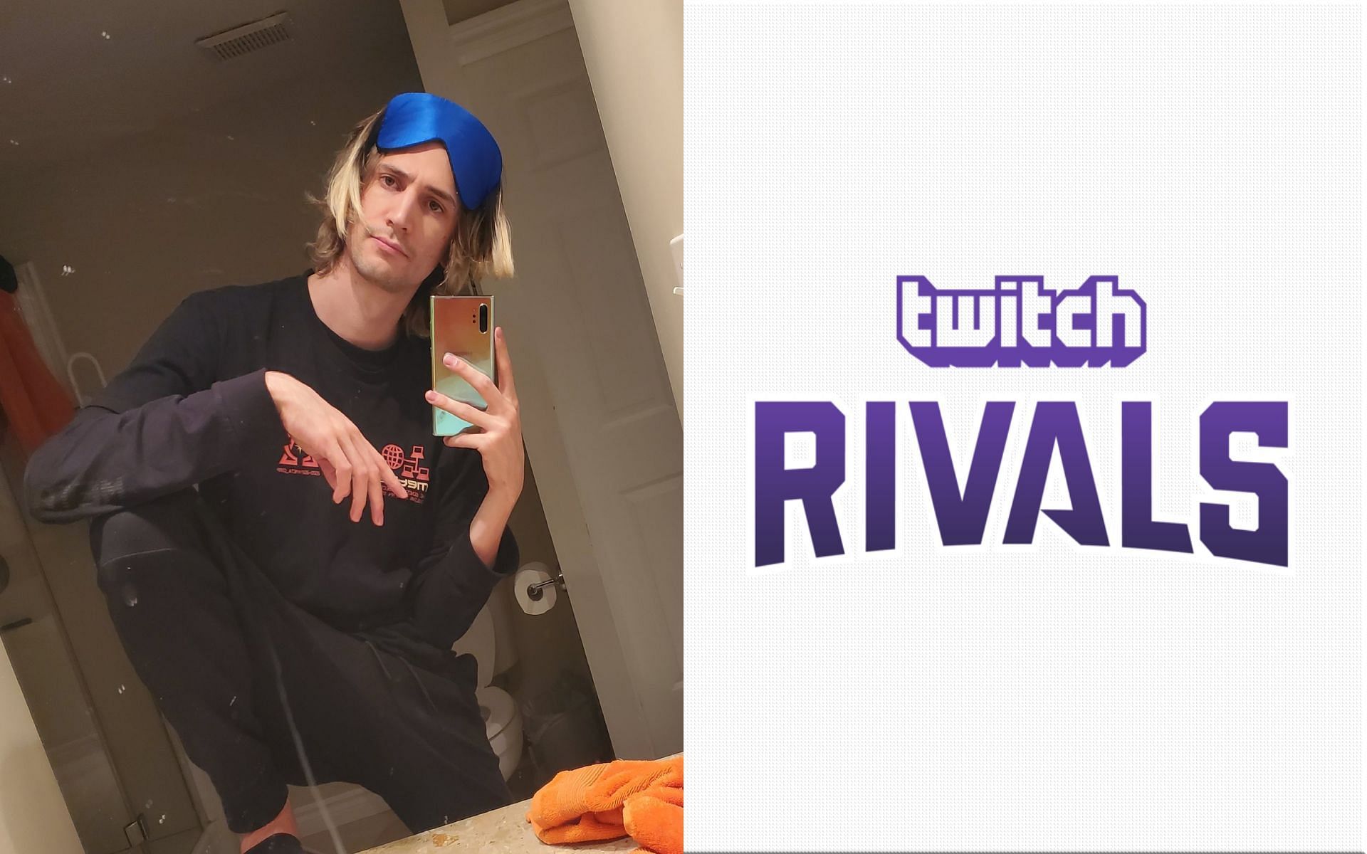 xQc rages while competing in a $100,000 Twitch Rivals tournament (Image via Sportskeed)