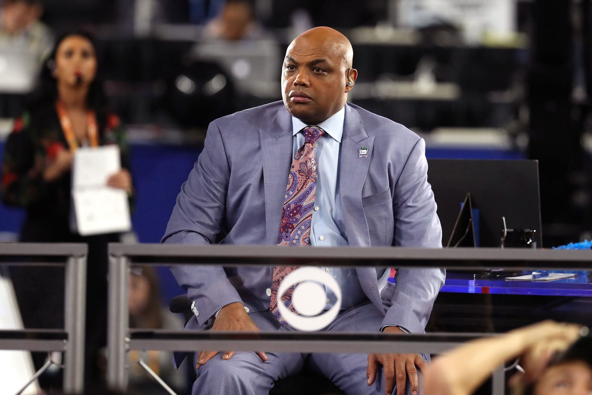 Former NBA player turned analyst Charles Barkley in attendance for Auburn v Virginia