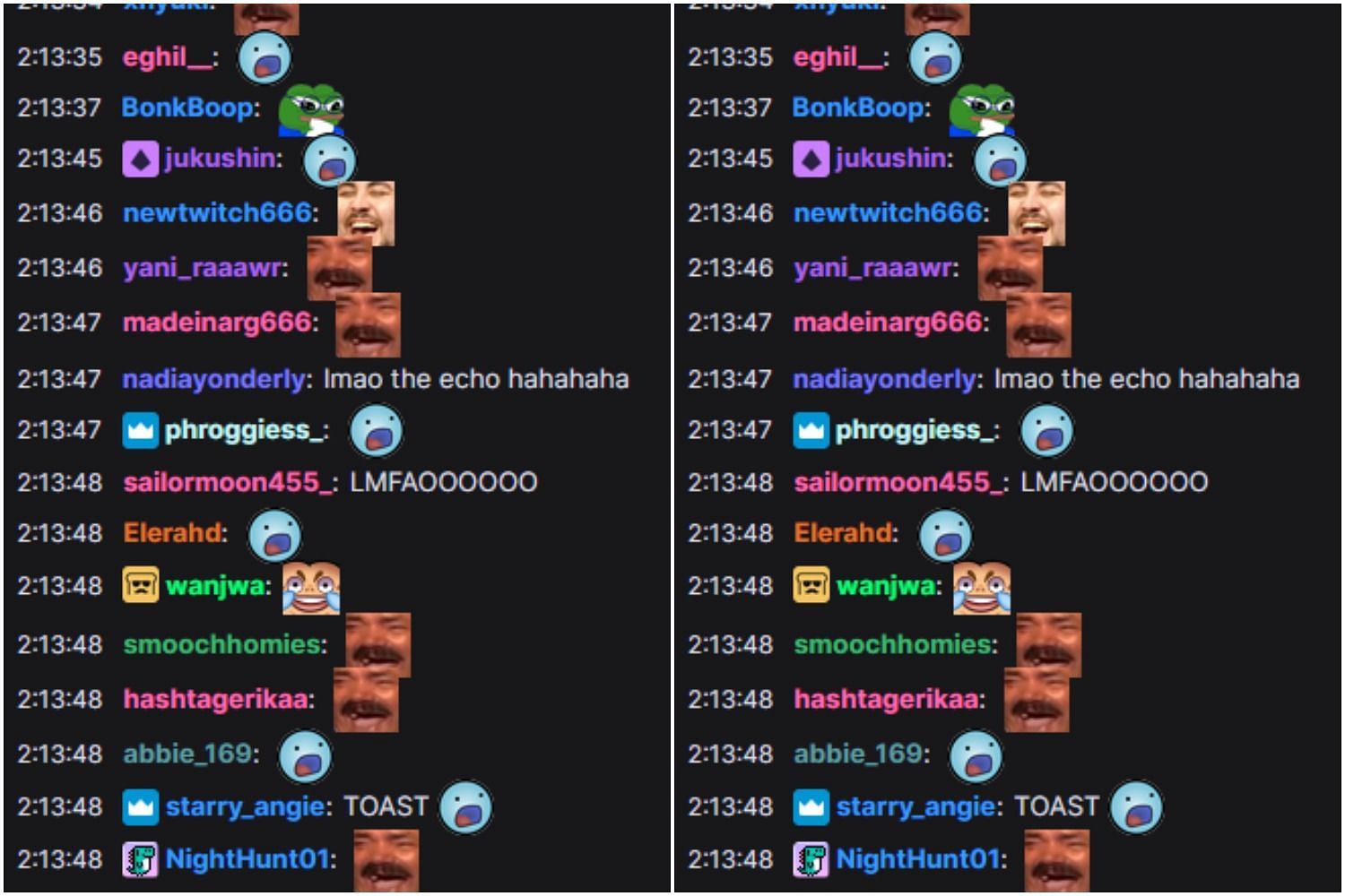 At first, the chat was behind Toast trying to flee the Ghost Hunters, but they soon realized that he had another plan (Image via Twitch)