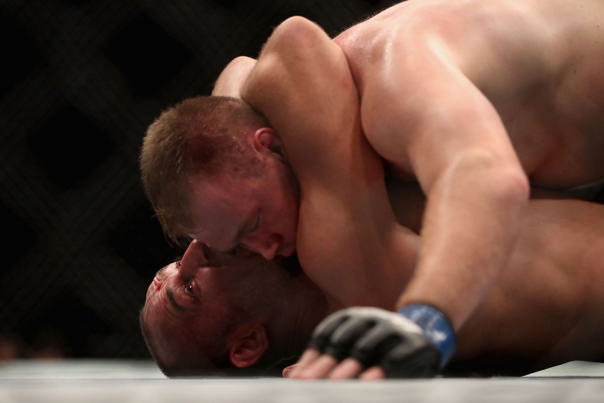 Aleksei Oleinik remains the only fighter to use an Ezekiel choke successfully in the octagon