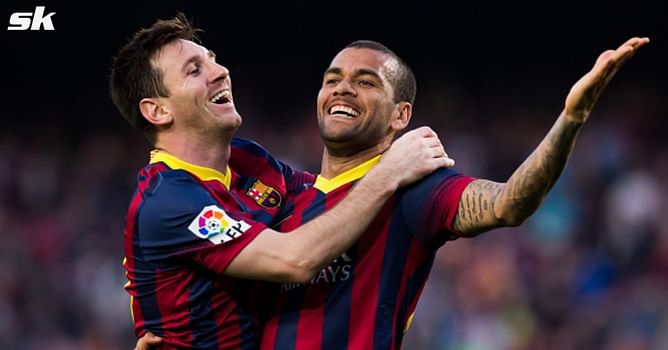 "Define your destiny and fight every day!" - Dani Alves makes inspirational claim as Lionel Messi edges closer to his record of 43 career trophies