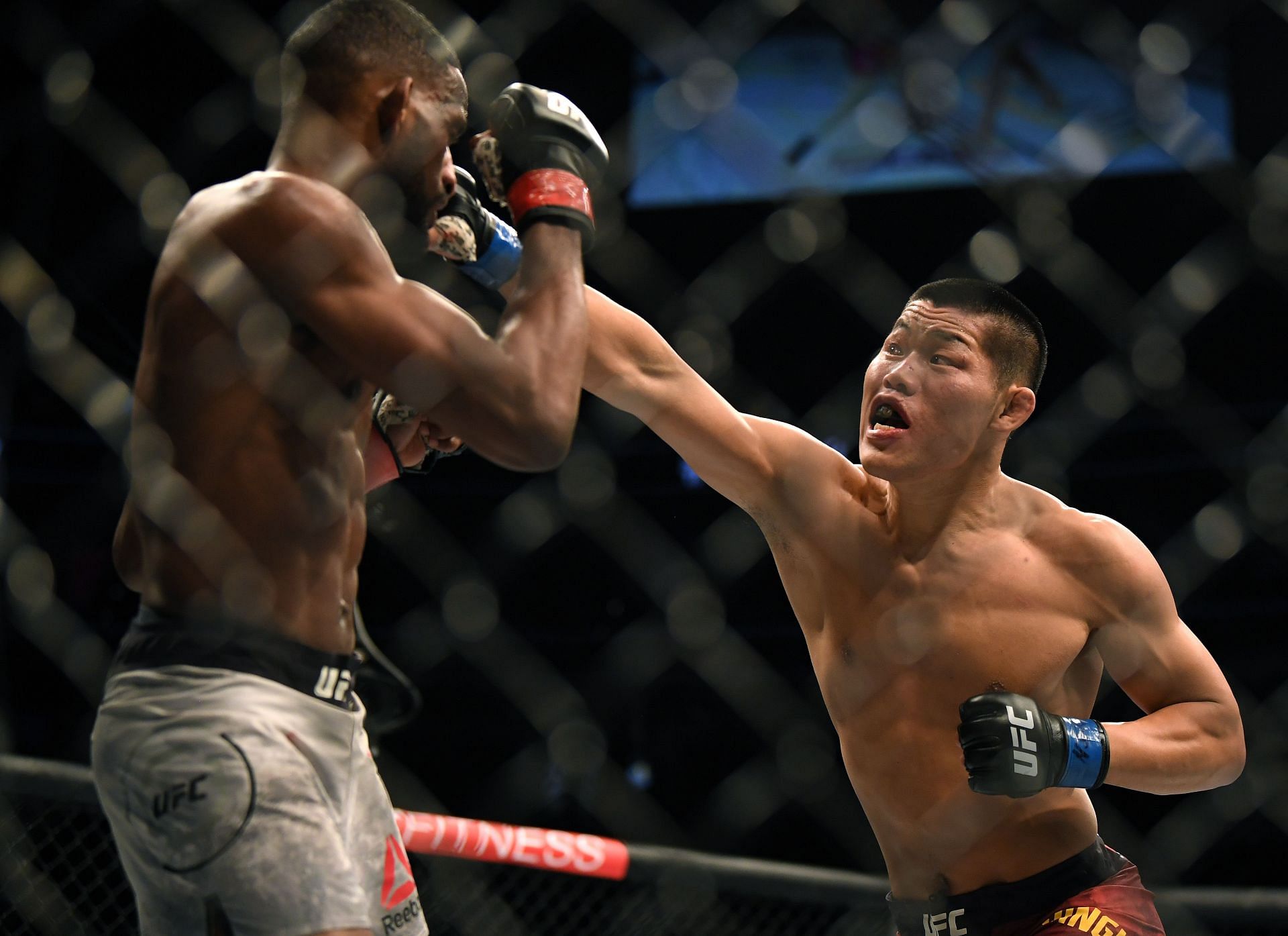 Li Jingliang (right) could be next up for Vicente Luque.