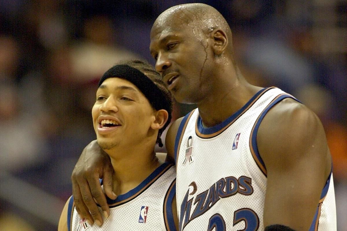 Tyronn Lue and Michael Jordan were teammates in Jordan&#039;s last two years in the NBA with the Washington Wizards. [Photo: Yahoo News Singapore]