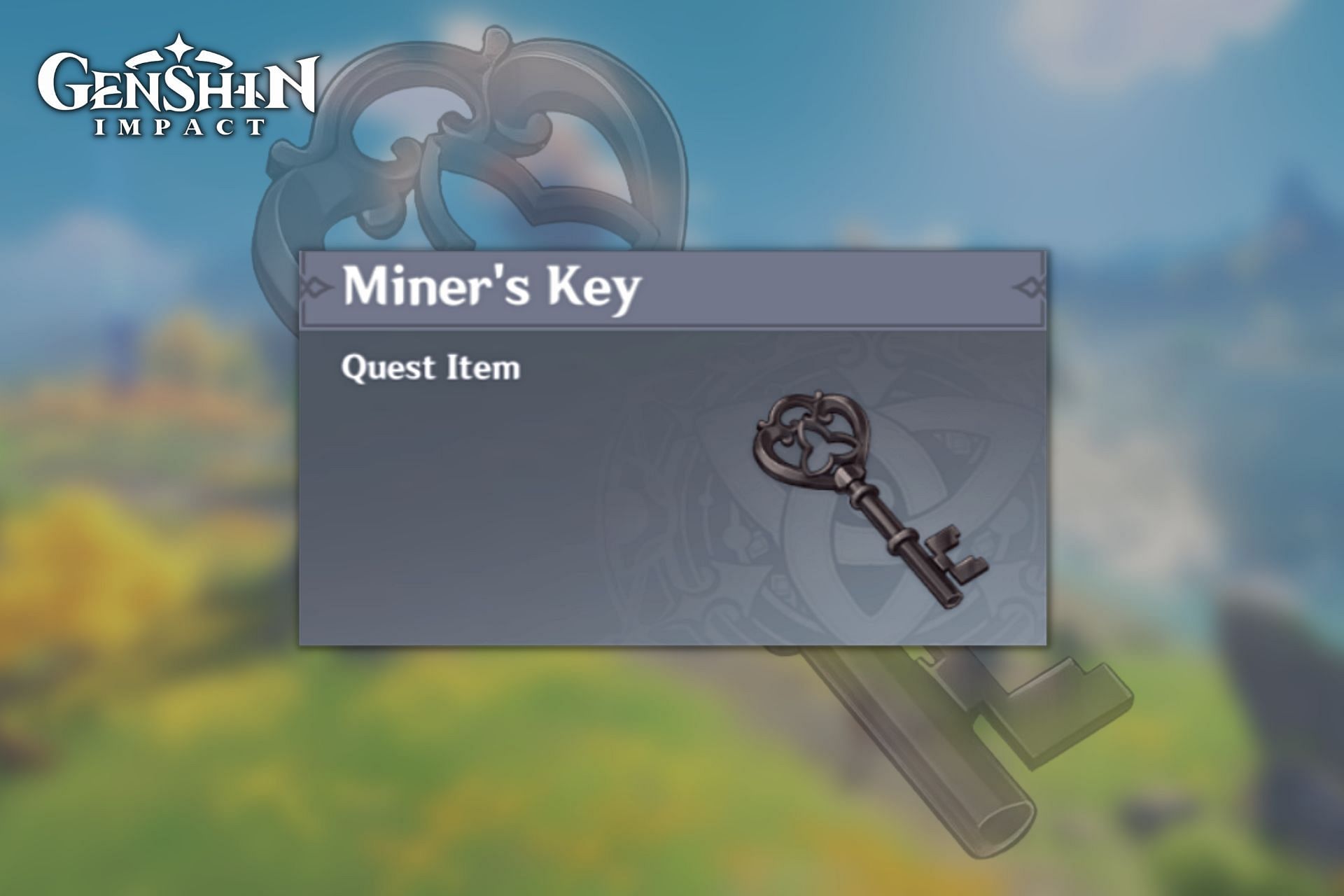 The Miner&#039;s Key item (Image via HoYoverse)
