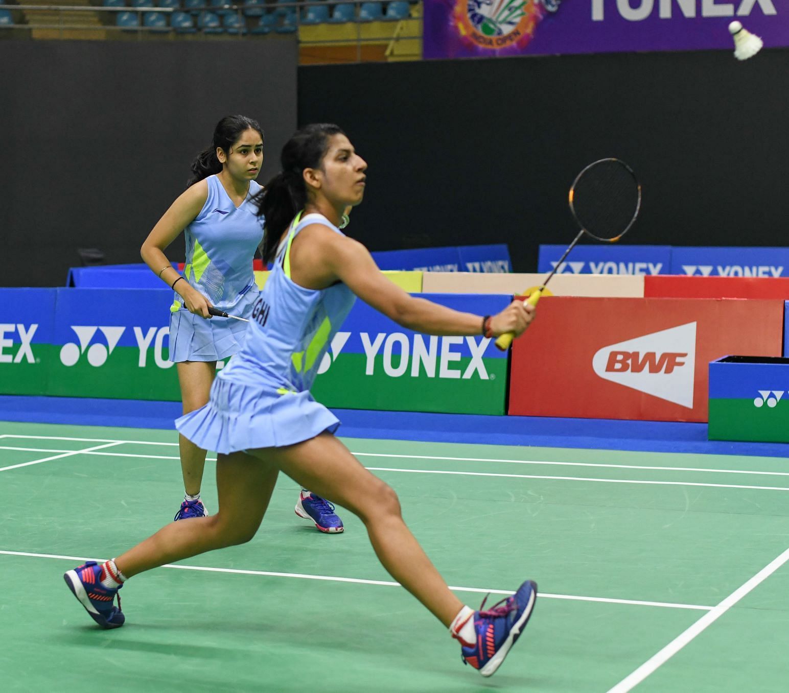 Ritika Thaker (L) and Simran Singhi did well in the selection trials held in New Delhi. (Pic credit: BAI)