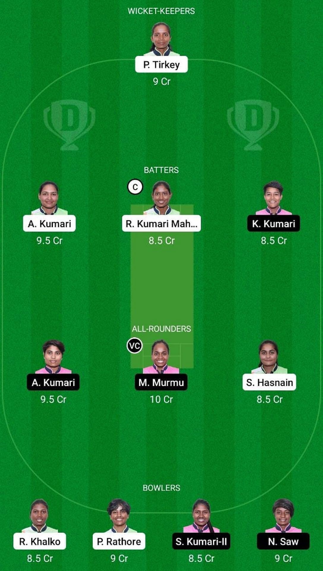 DUM-W vs DHA-W Dream11 Fantasy Suggestion #1