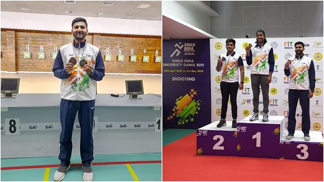 Shooter Gajanan Shahadev Khandagale wins bronze at Khelo India University Games 2021, wants to represent India at the Olympics