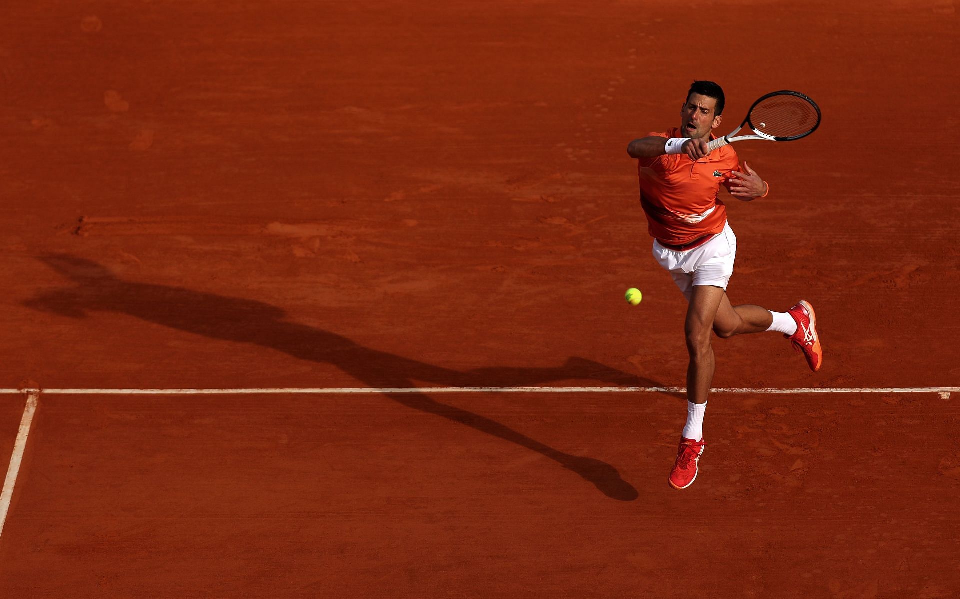 Novak Djokovic opened his campaign in Belgrade with a hard-fought win.