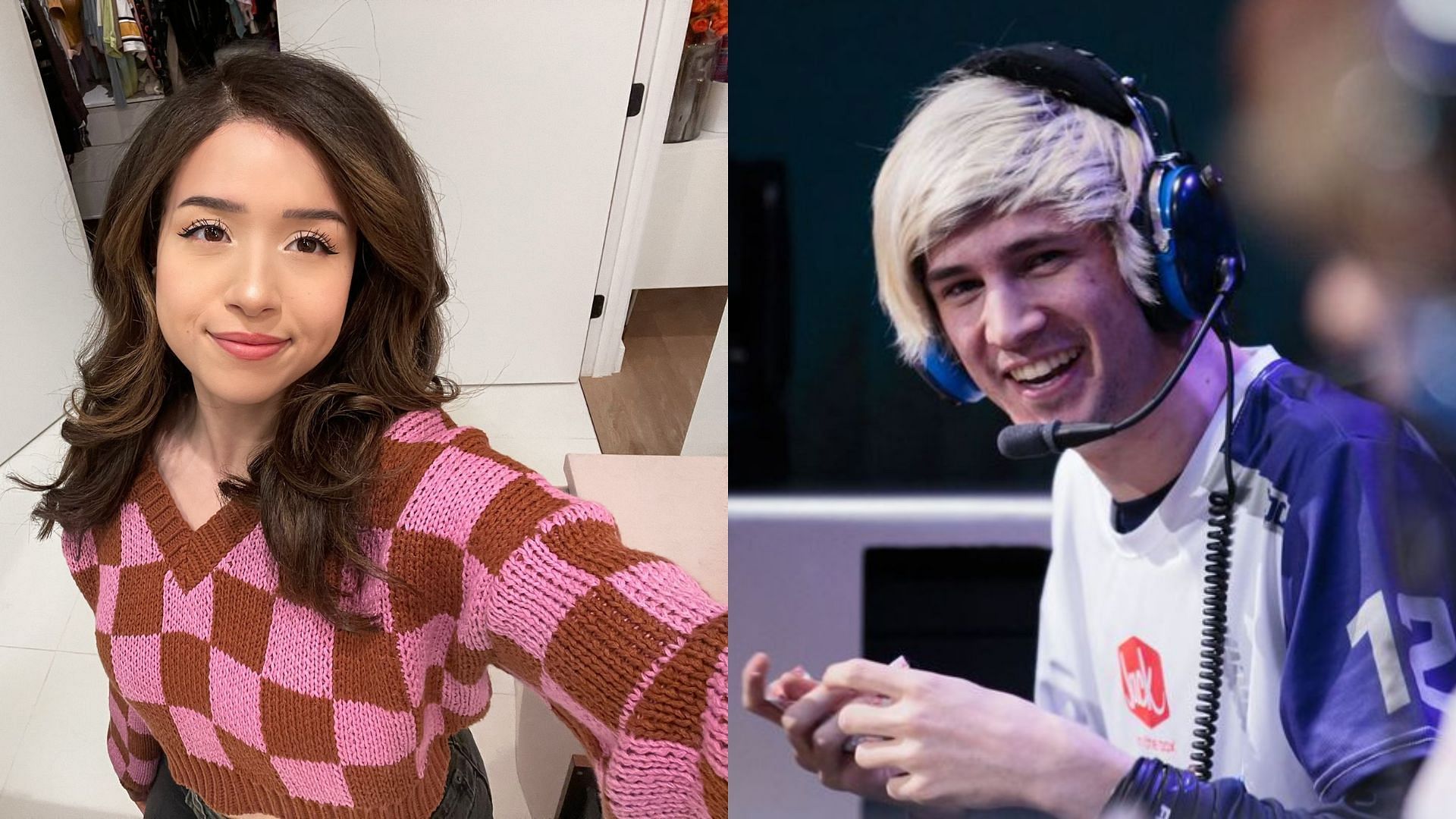 Pokimane confirms her first podcast session with xQc for May 1 (image via Sportskeeda)