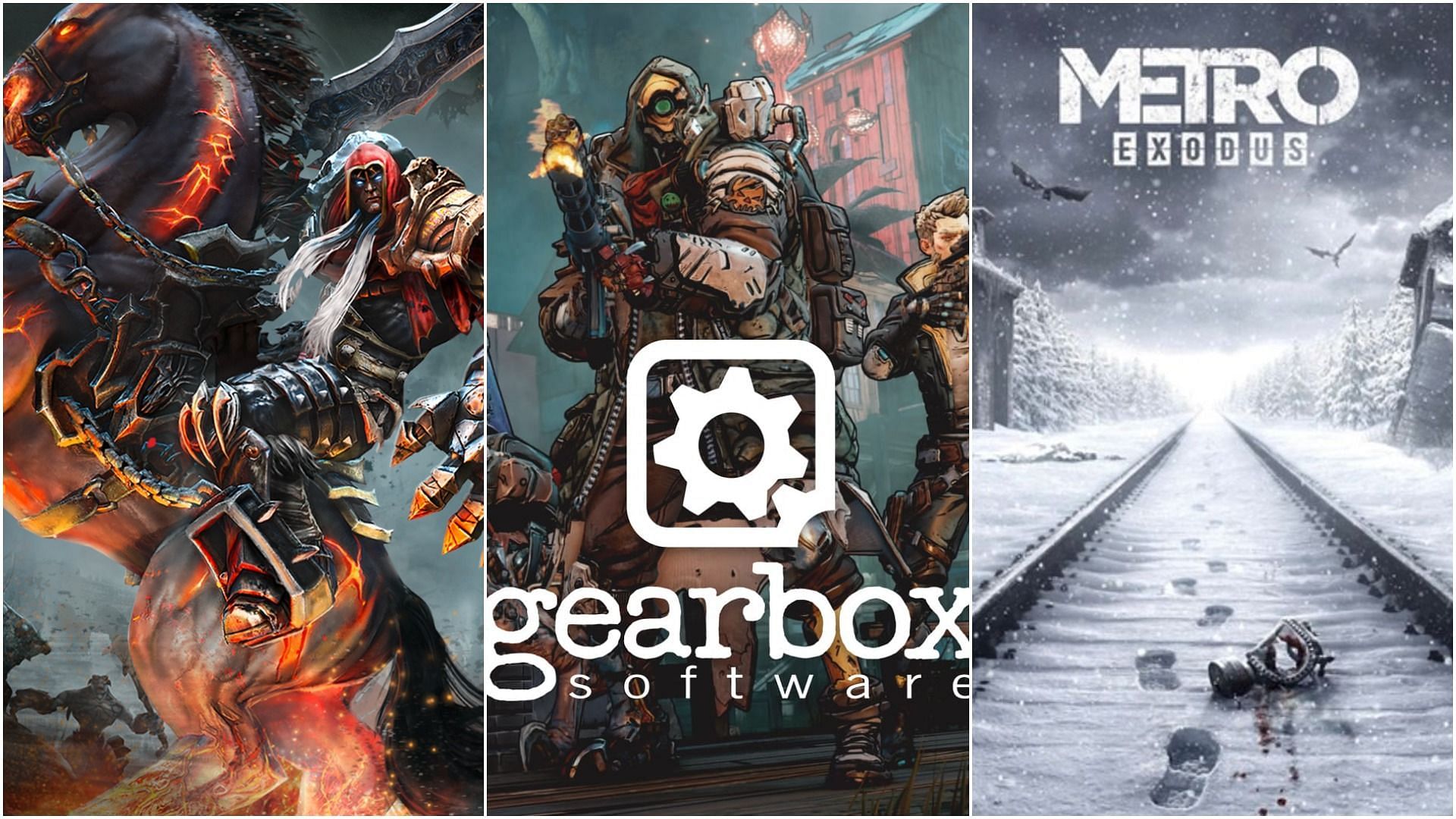 Embracer Group has acquired a host of European gaming studios (Images via THQ Nordic, Gearbox, Deep Silver)
